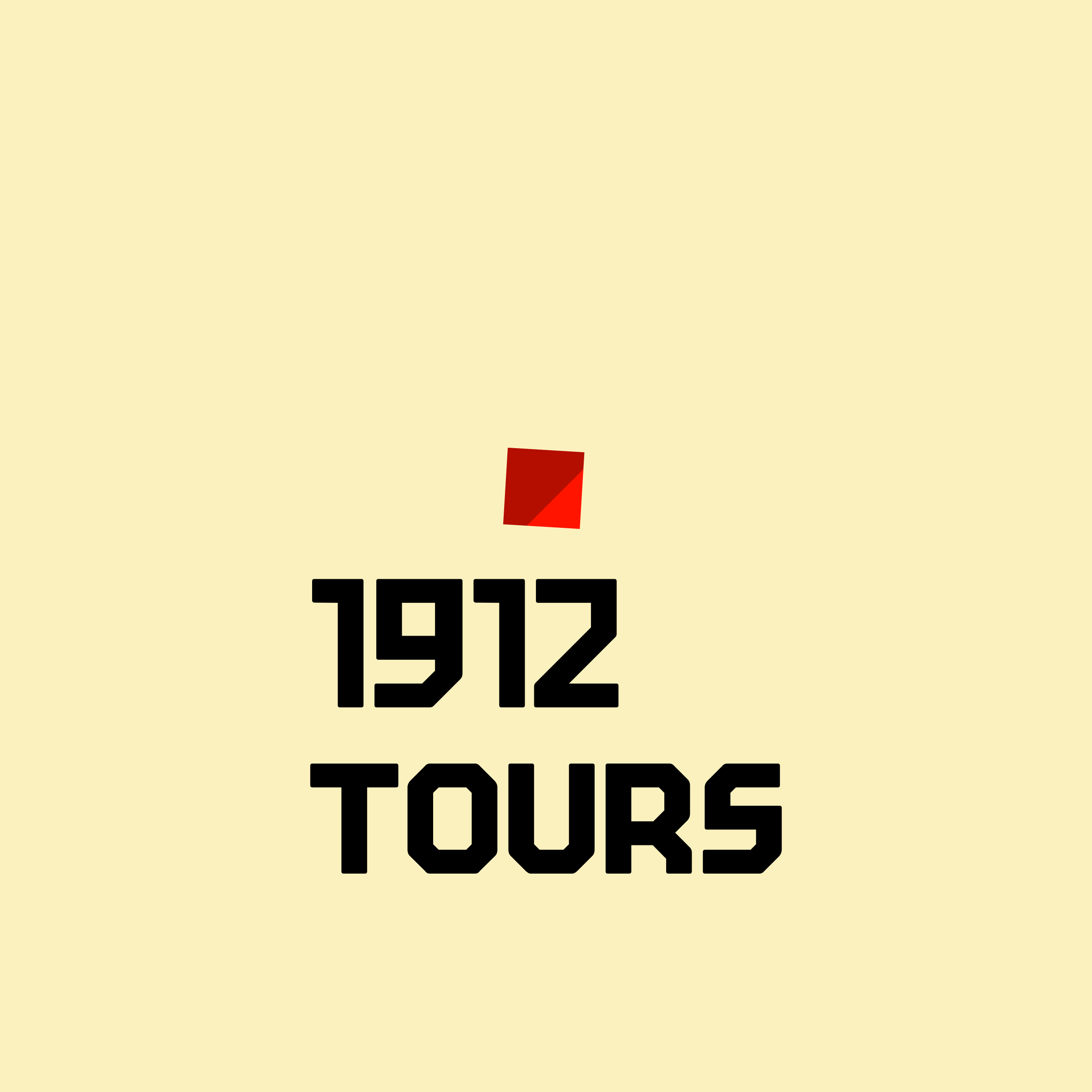 Company logo “1912 tours”