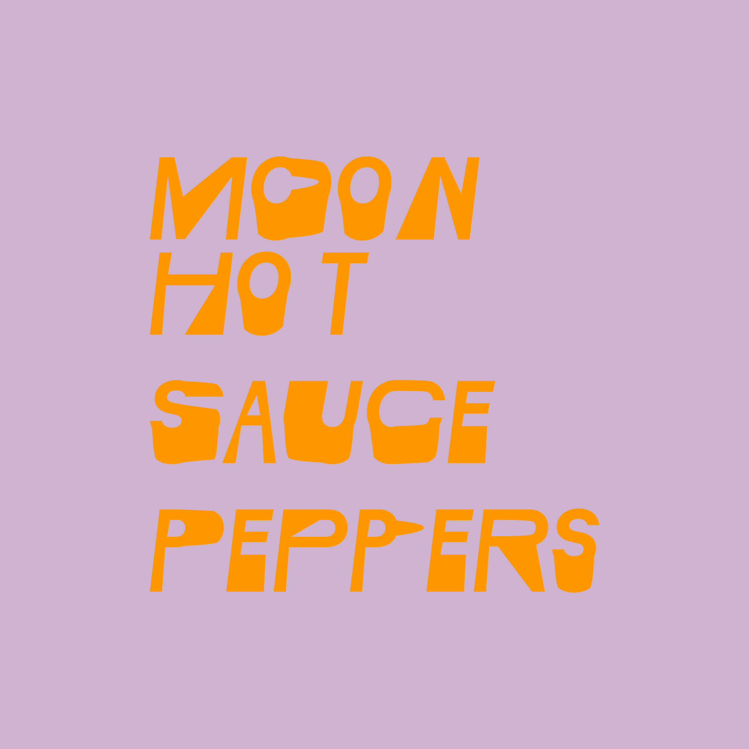 Company logo “Moon Hot Sauce Peppers”