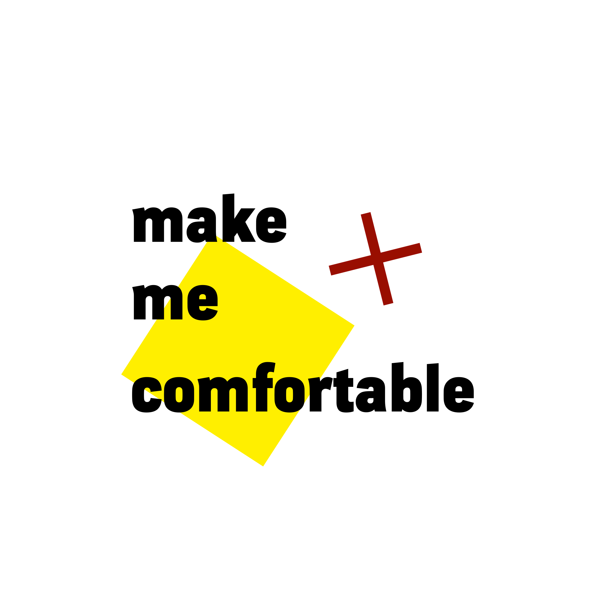 Company logo “make me comfortable”