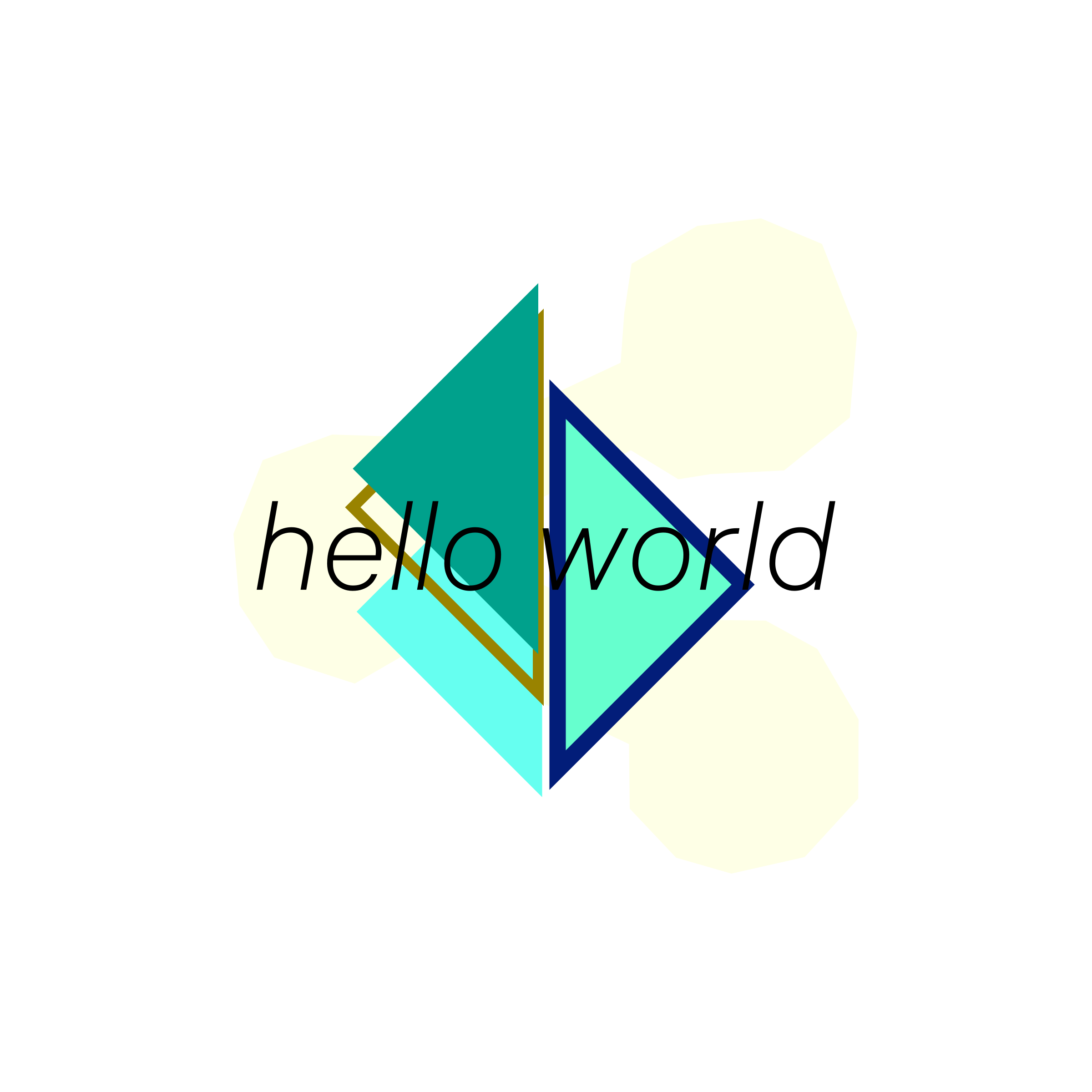 Company logo “hello world”