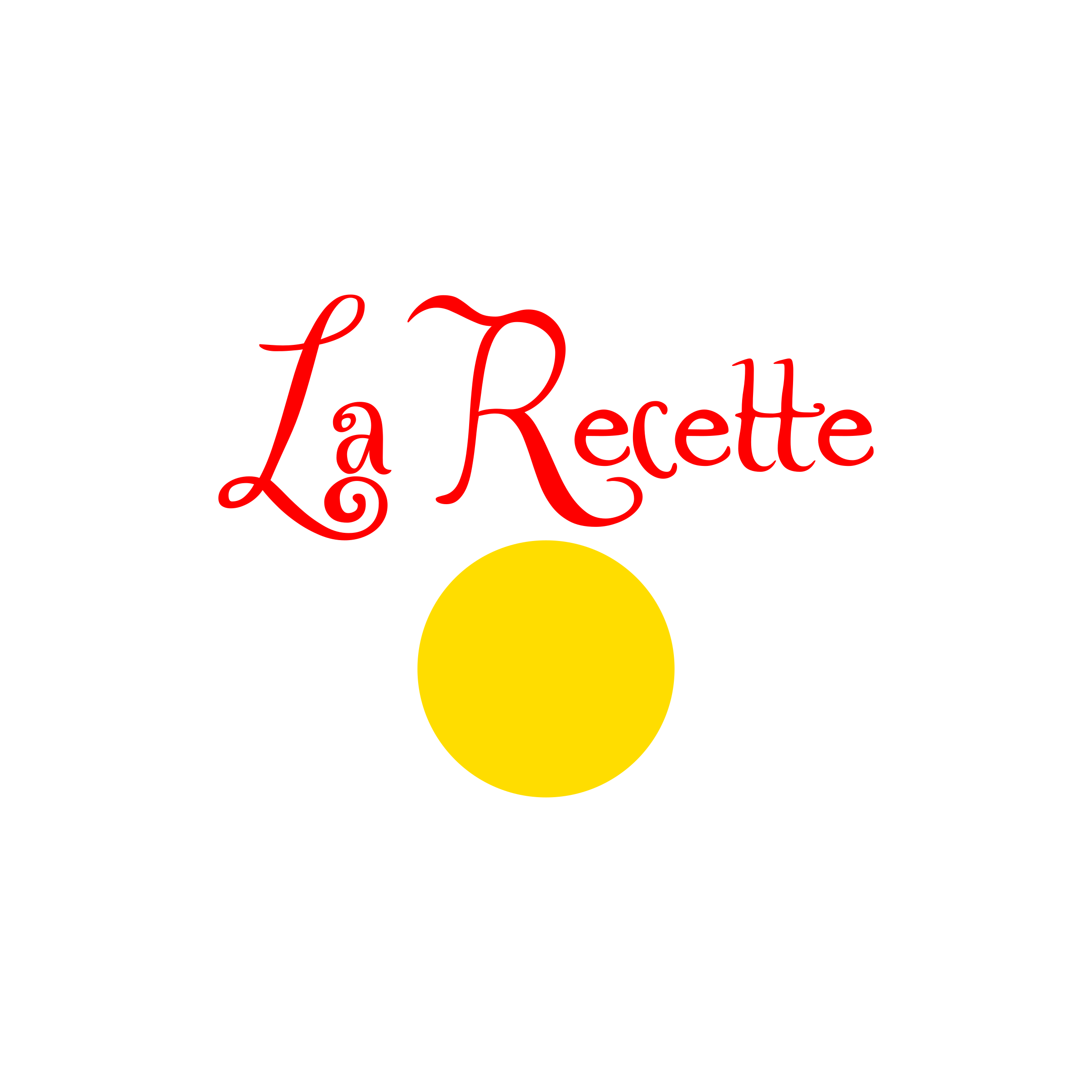 Company logo “La Recette”