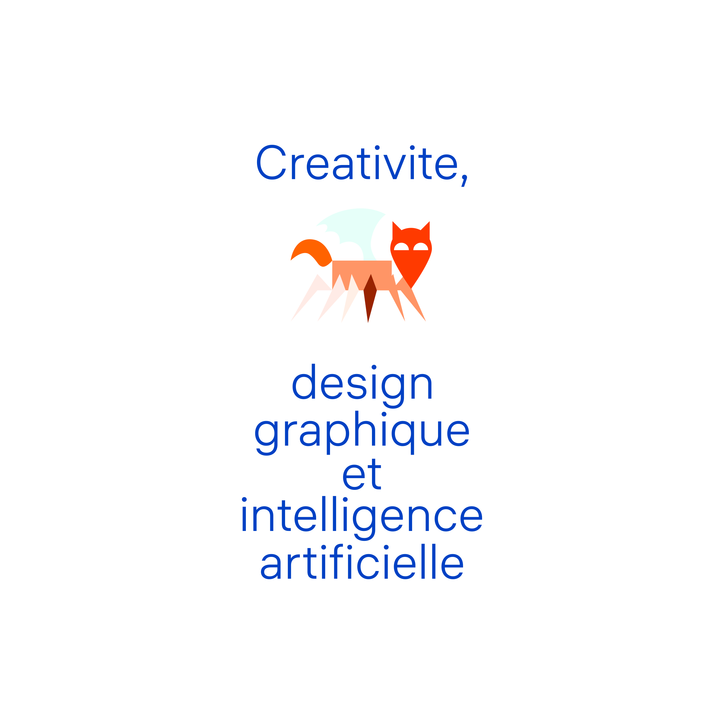 Логотип компании «Creativite, design graphique et intelligence artificielle»