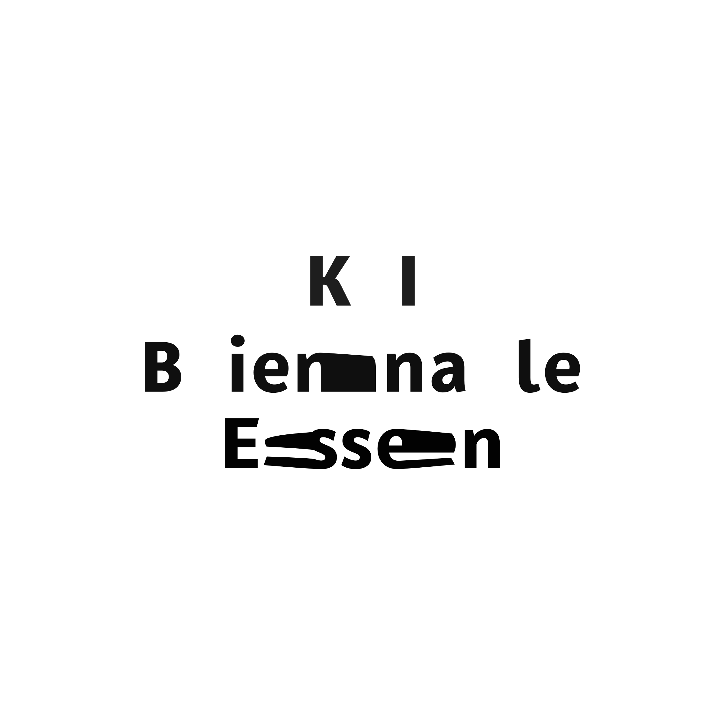 Company logo “KI Biennale Essen”