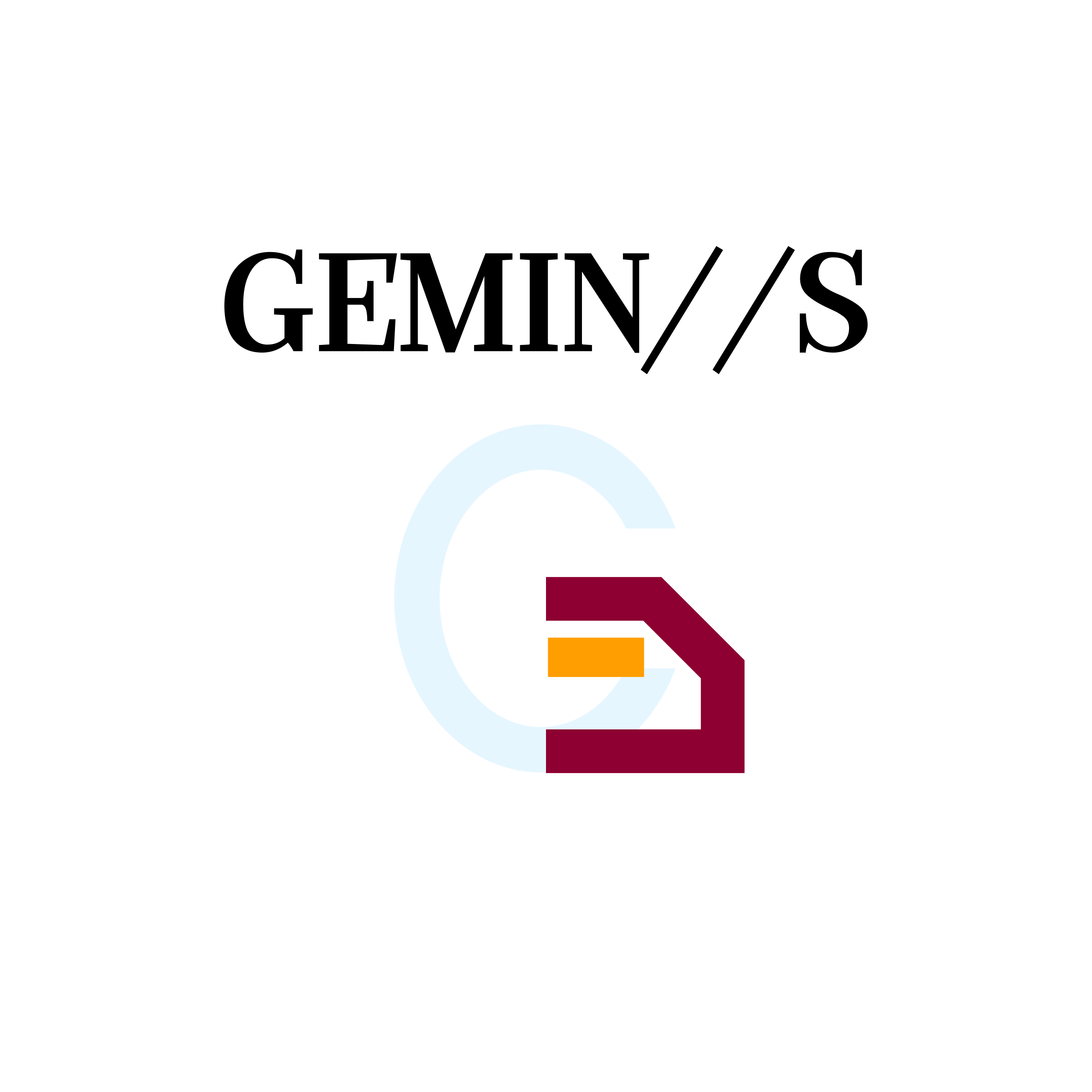 Company logo “GEMIN//S”