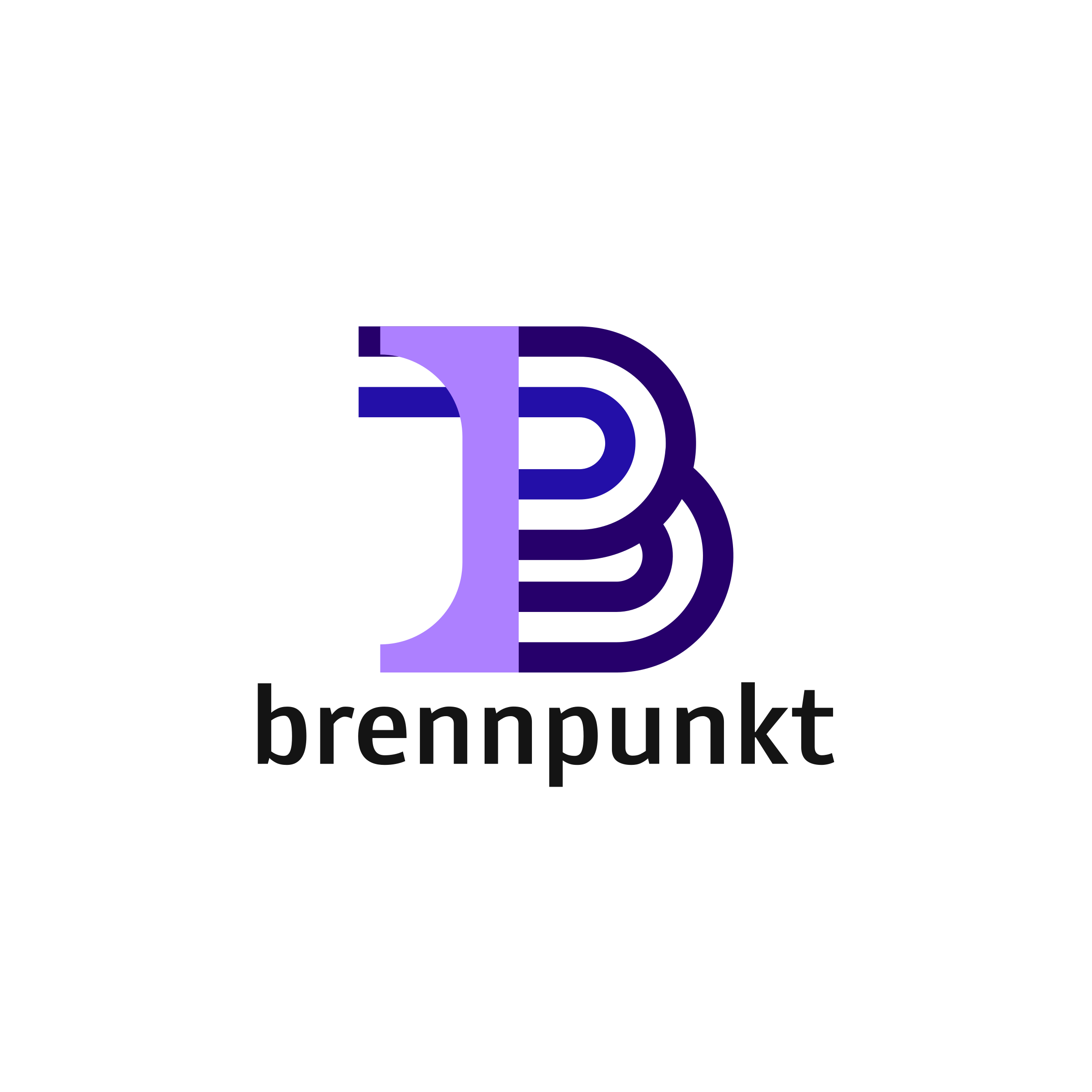 Company logo “brennpunkt”