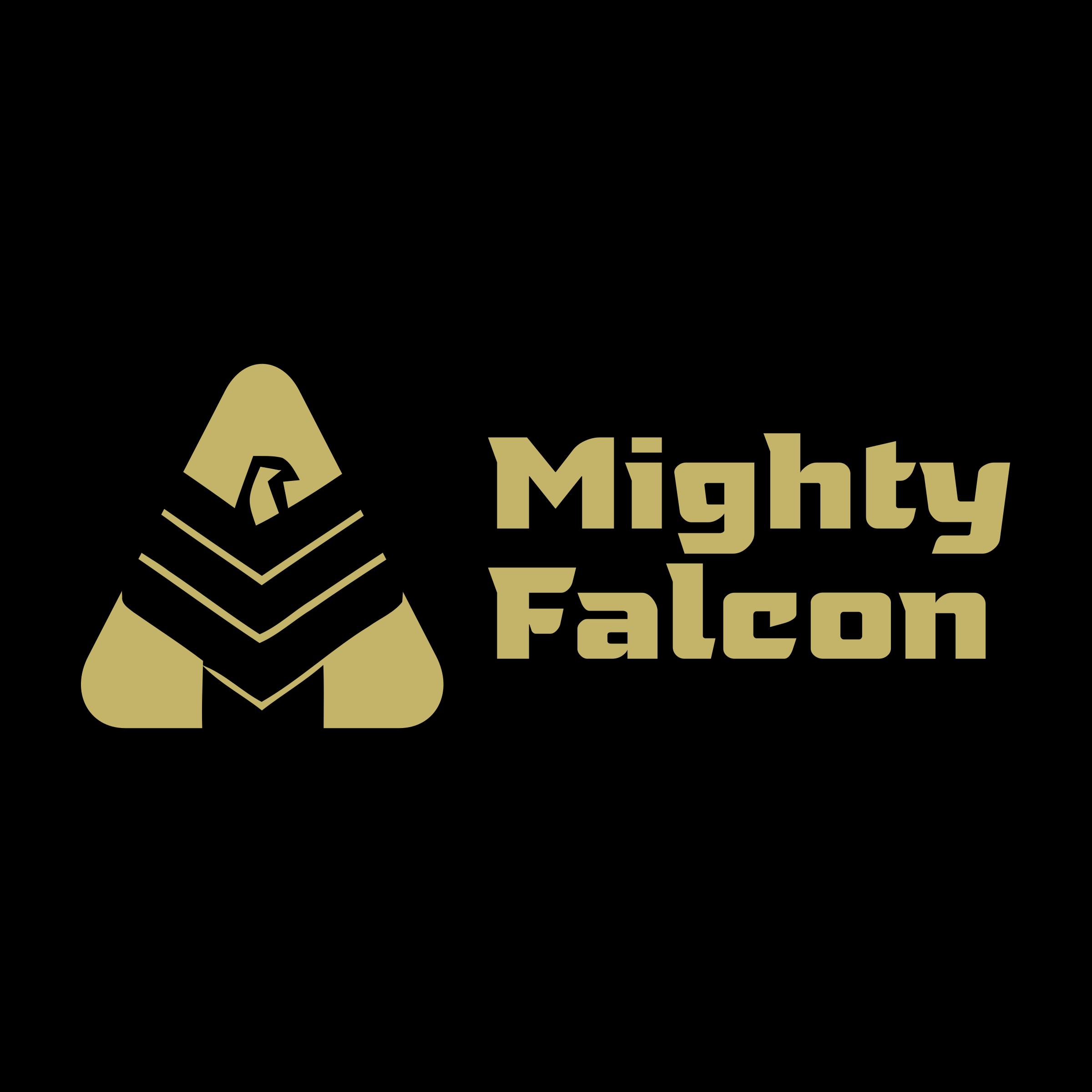 Логотип компании «Mighty Falcon»