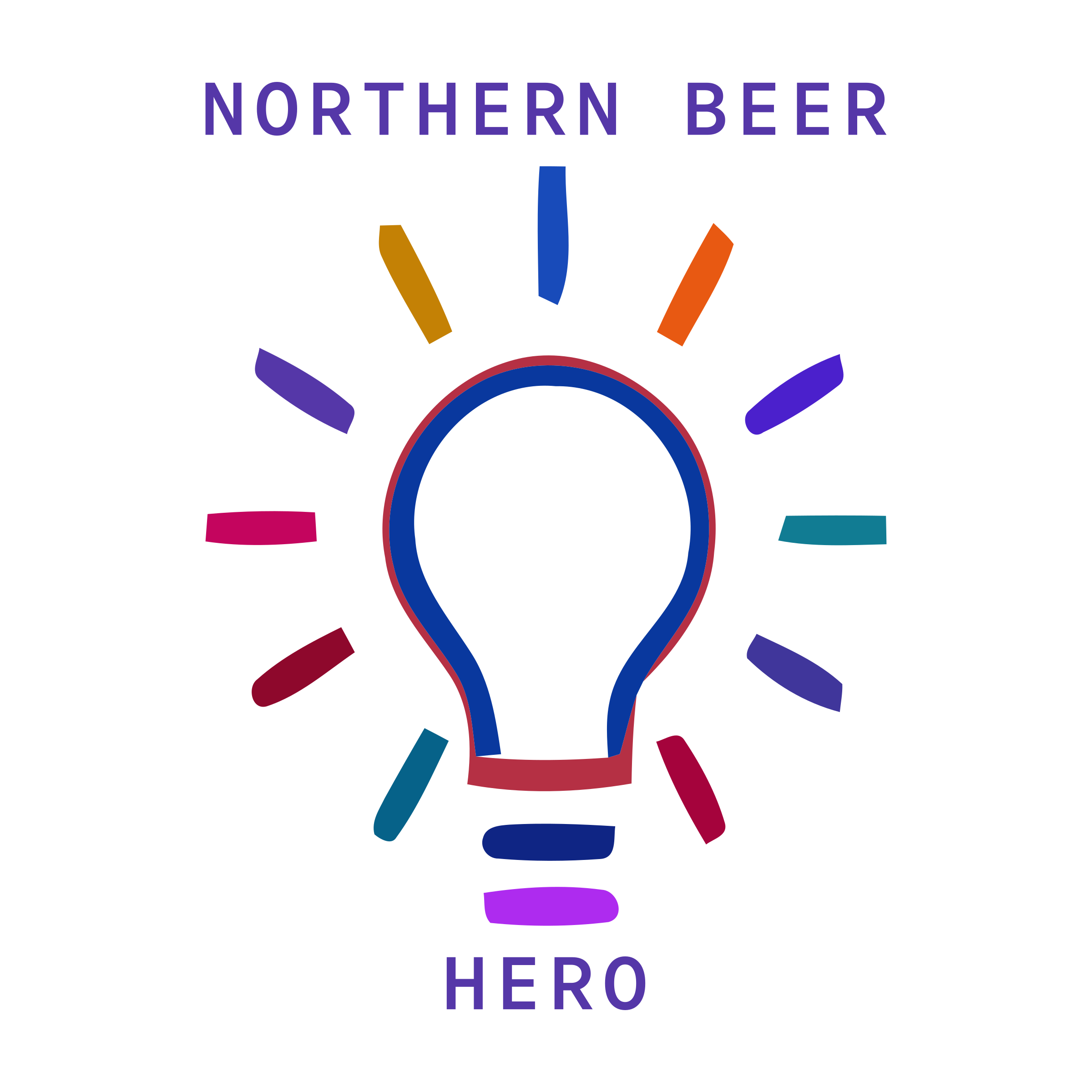 Логотип компании «Northern Beer Hero»