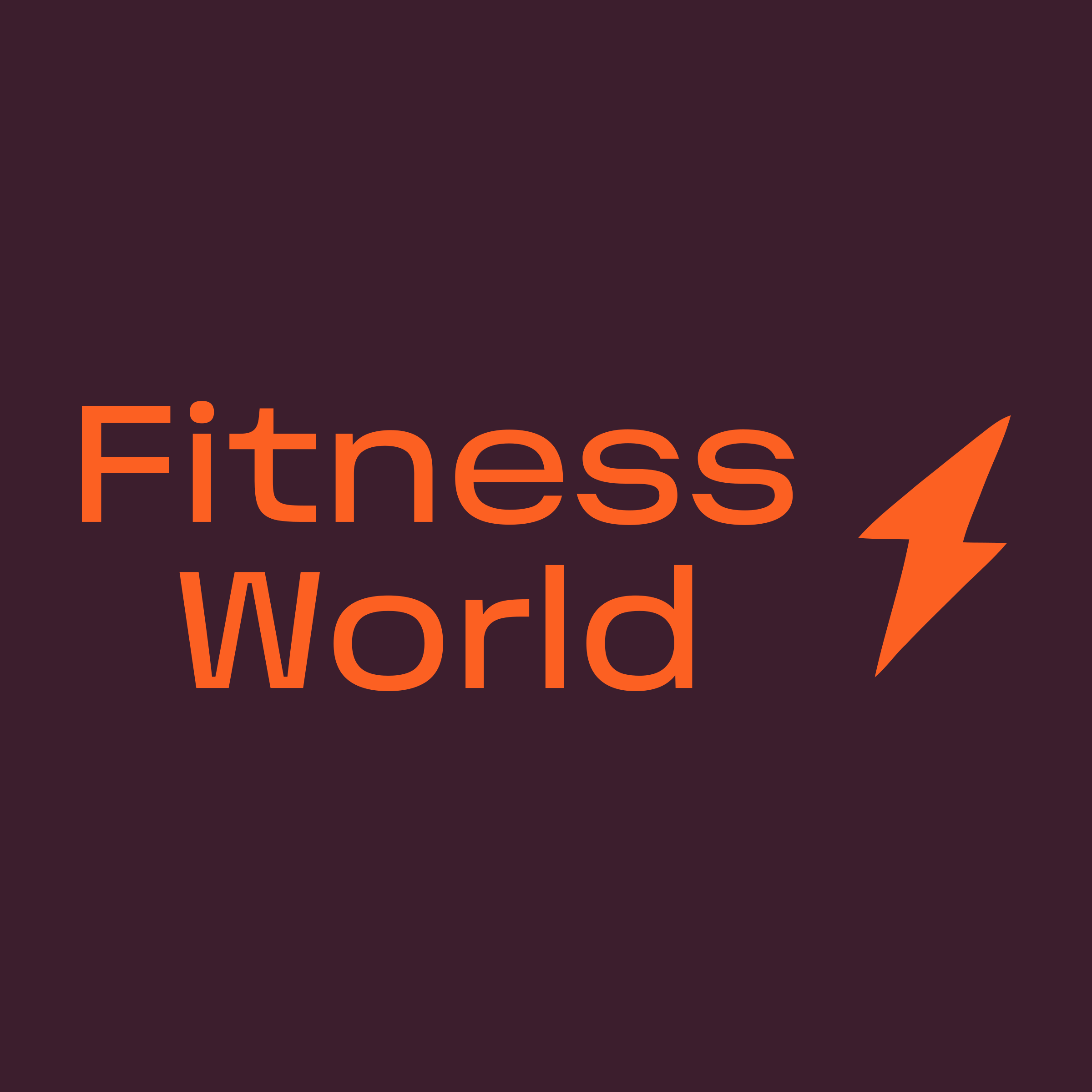 Company logo «Fitness World»