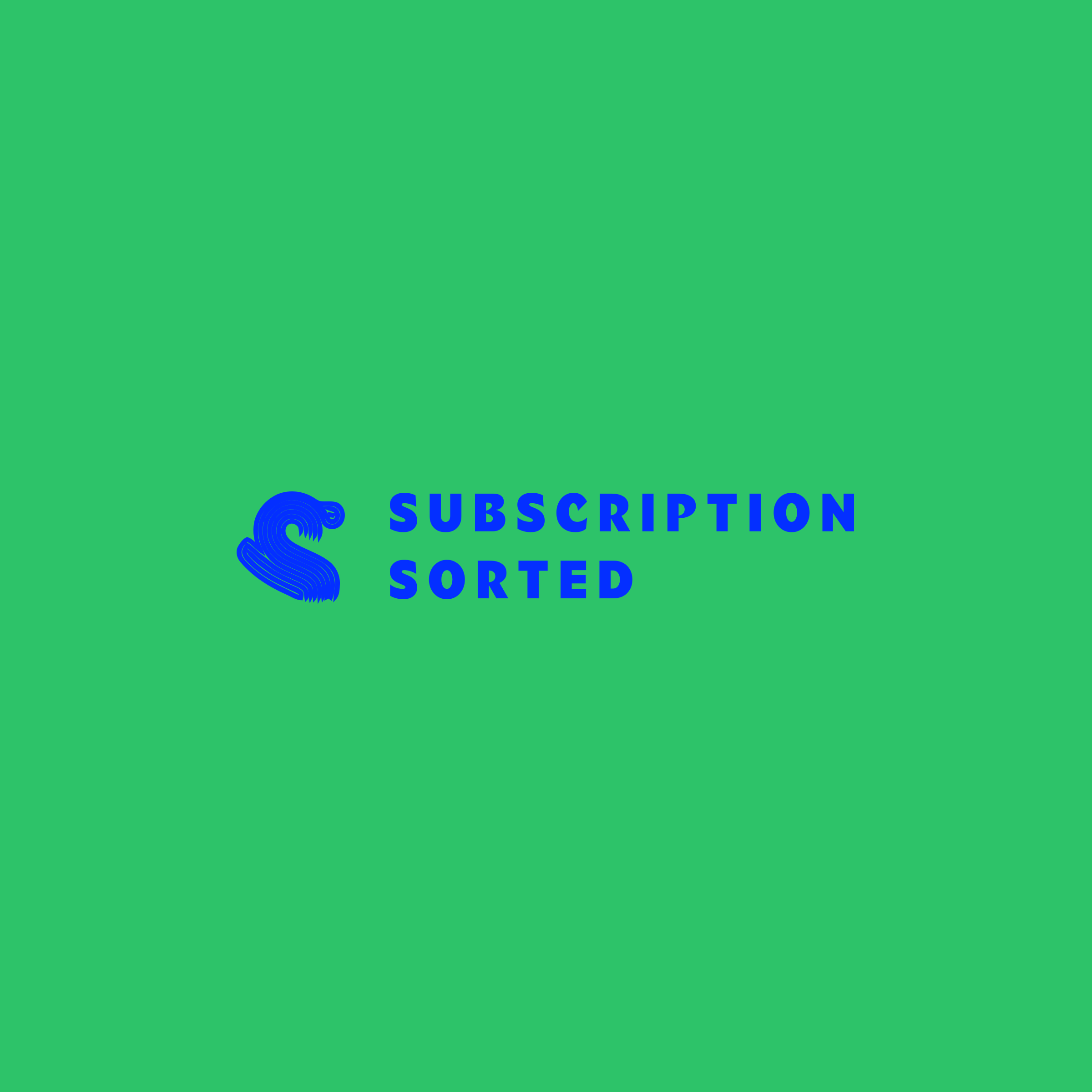 Company logo «subscription sorted»