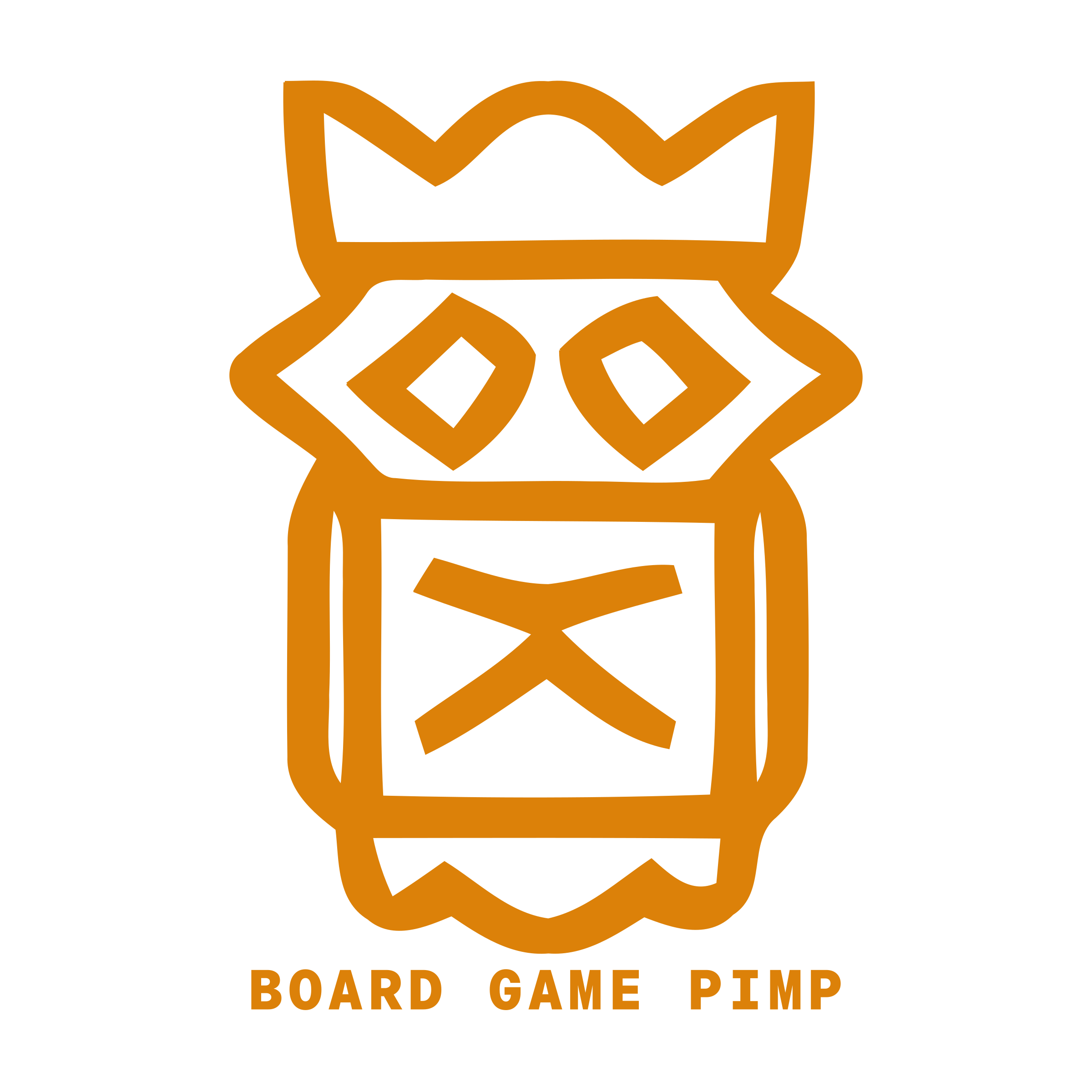 Логотип компании «Board Game Pimp»