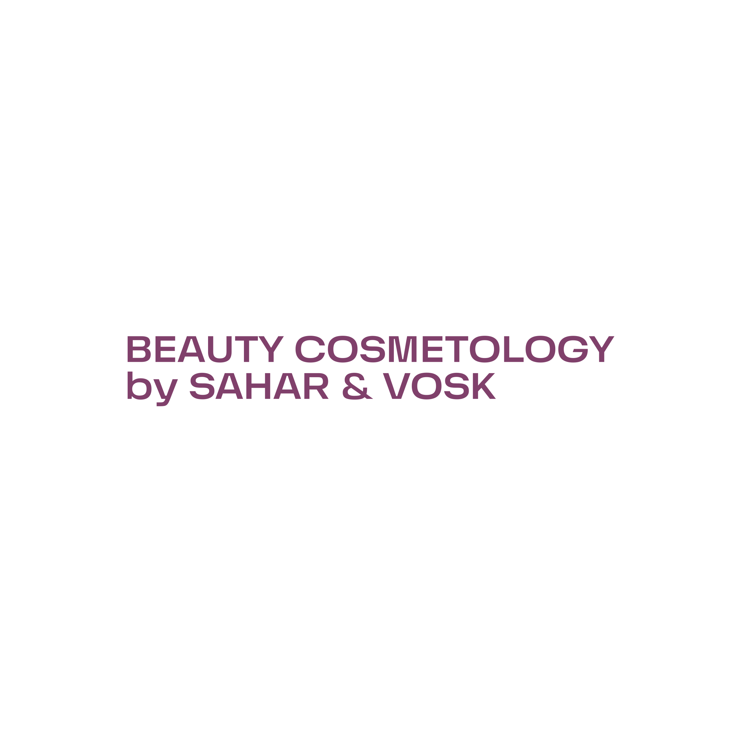 Логотип компании «BEAUTY COSMETOLOGY by SAHAR & VOSK»