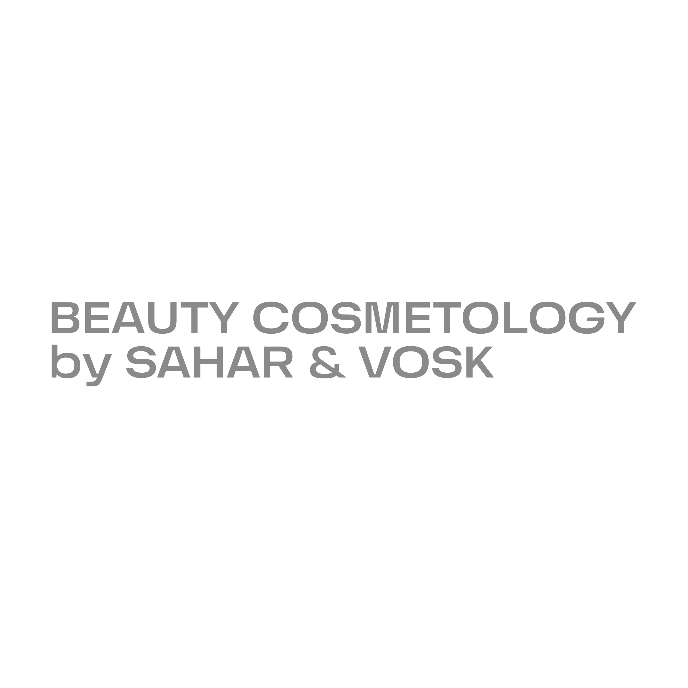 Логотип компании «BEAUTY COSMETOLOGY by SAHAR & VOSK»