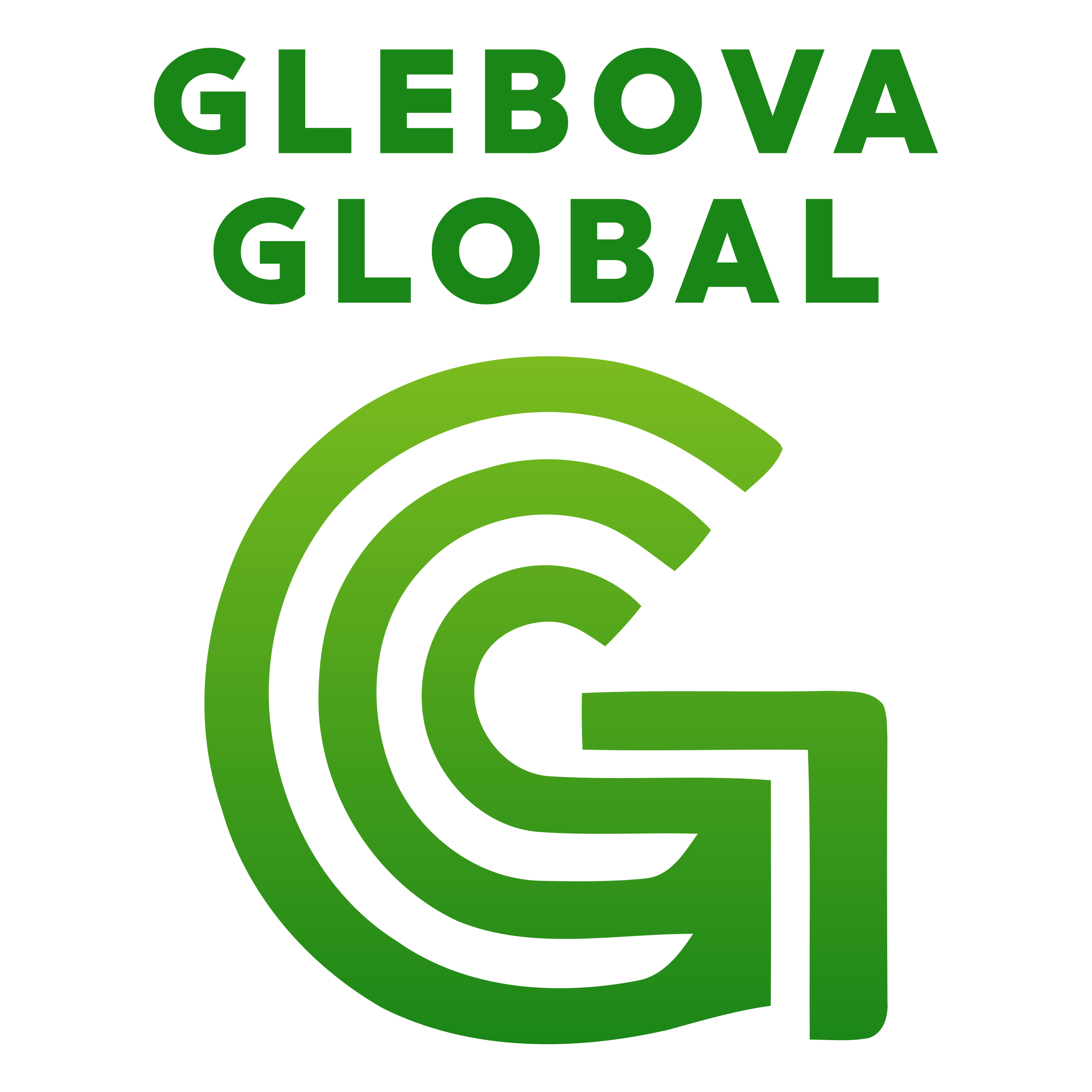 Логотип компании «Glebova Global»