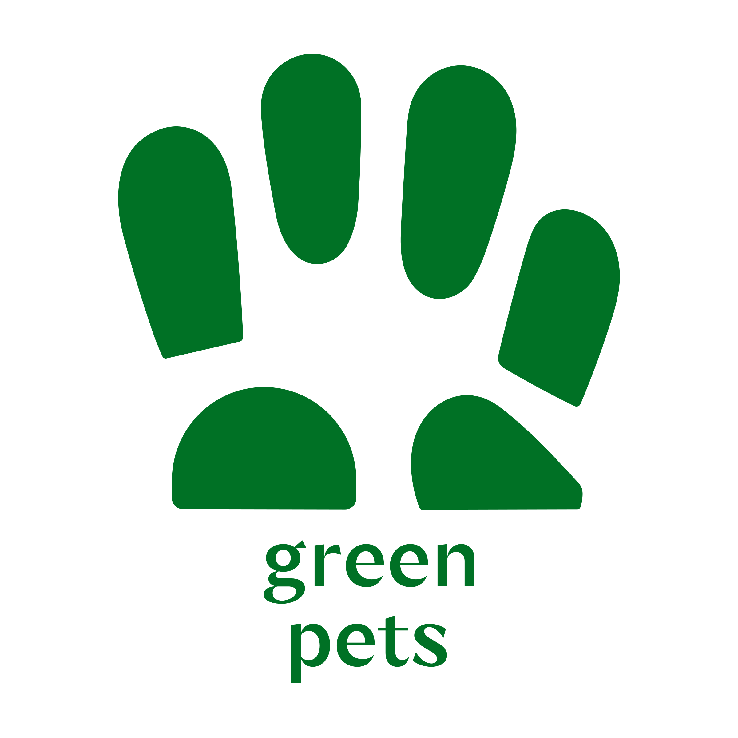 Логотип компании «green pets»