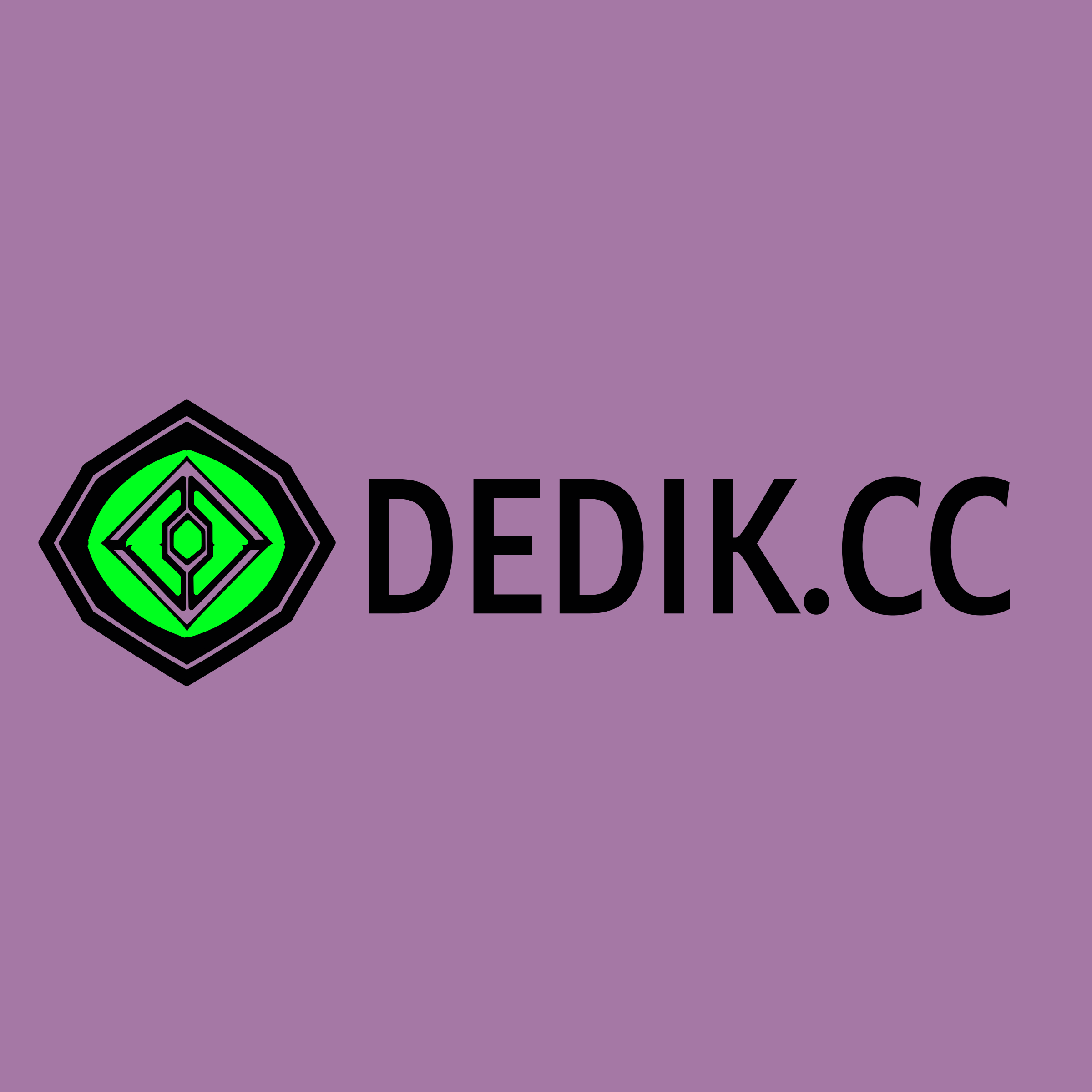 Логотип компании «DEDIK.CC»