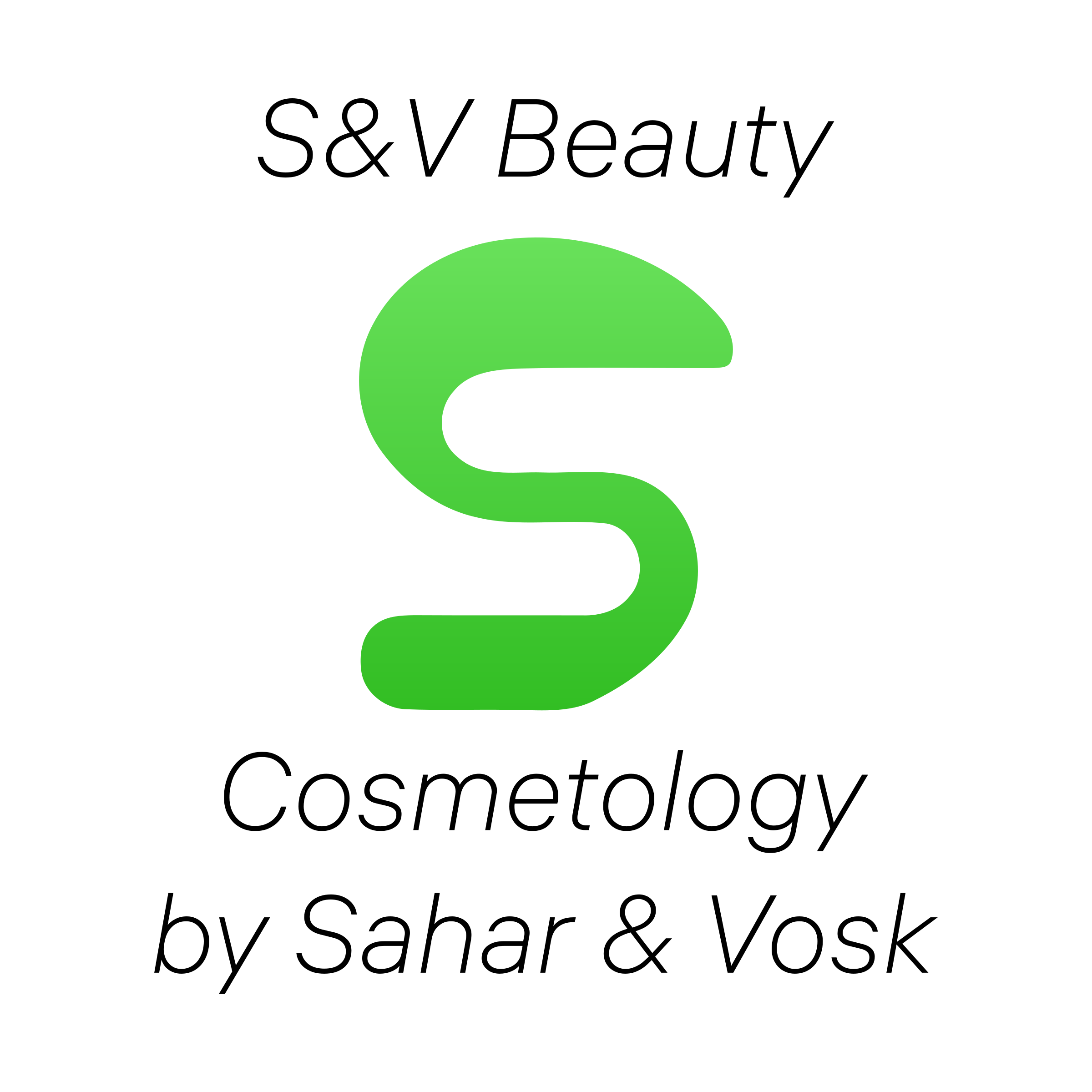 Logo of S&V Beauty Cosmetology by Sahar & Vosk