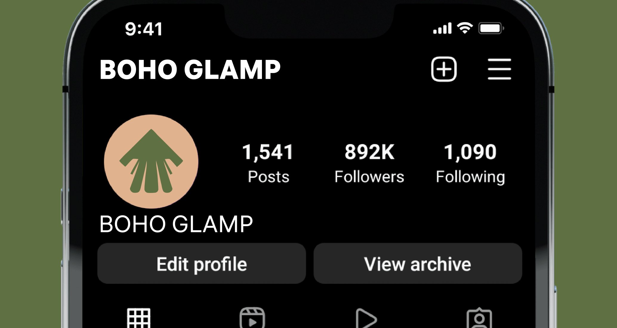 Logo of BOHO GLAMP