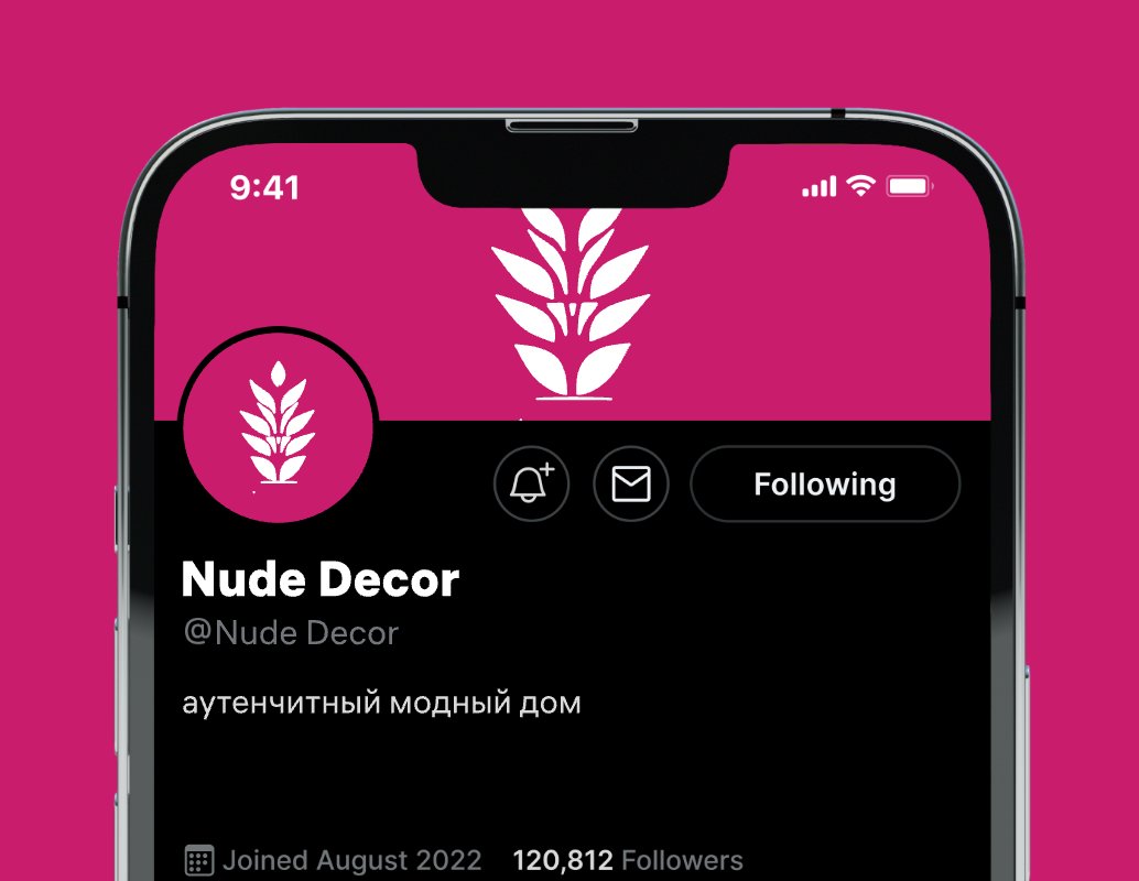 Company logo «Nude Decor» 1