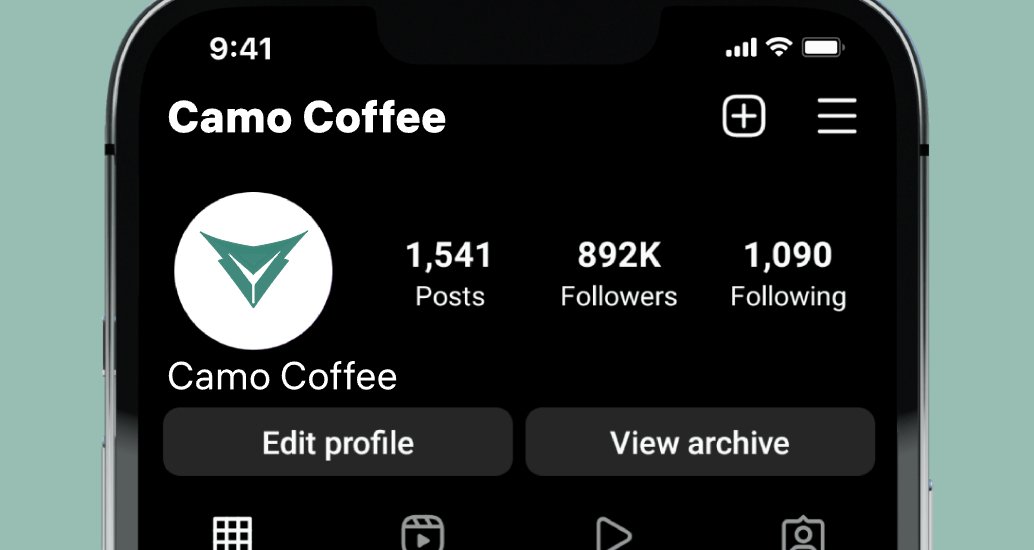 Company logo «Camo Coffee» 1