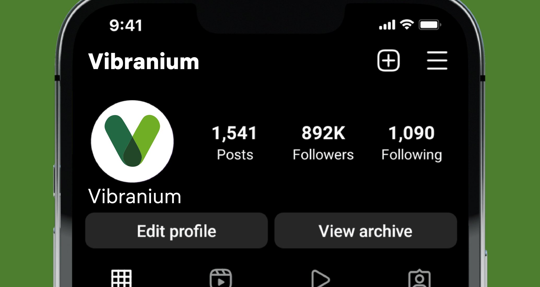 Company logo «Vibranium» 1