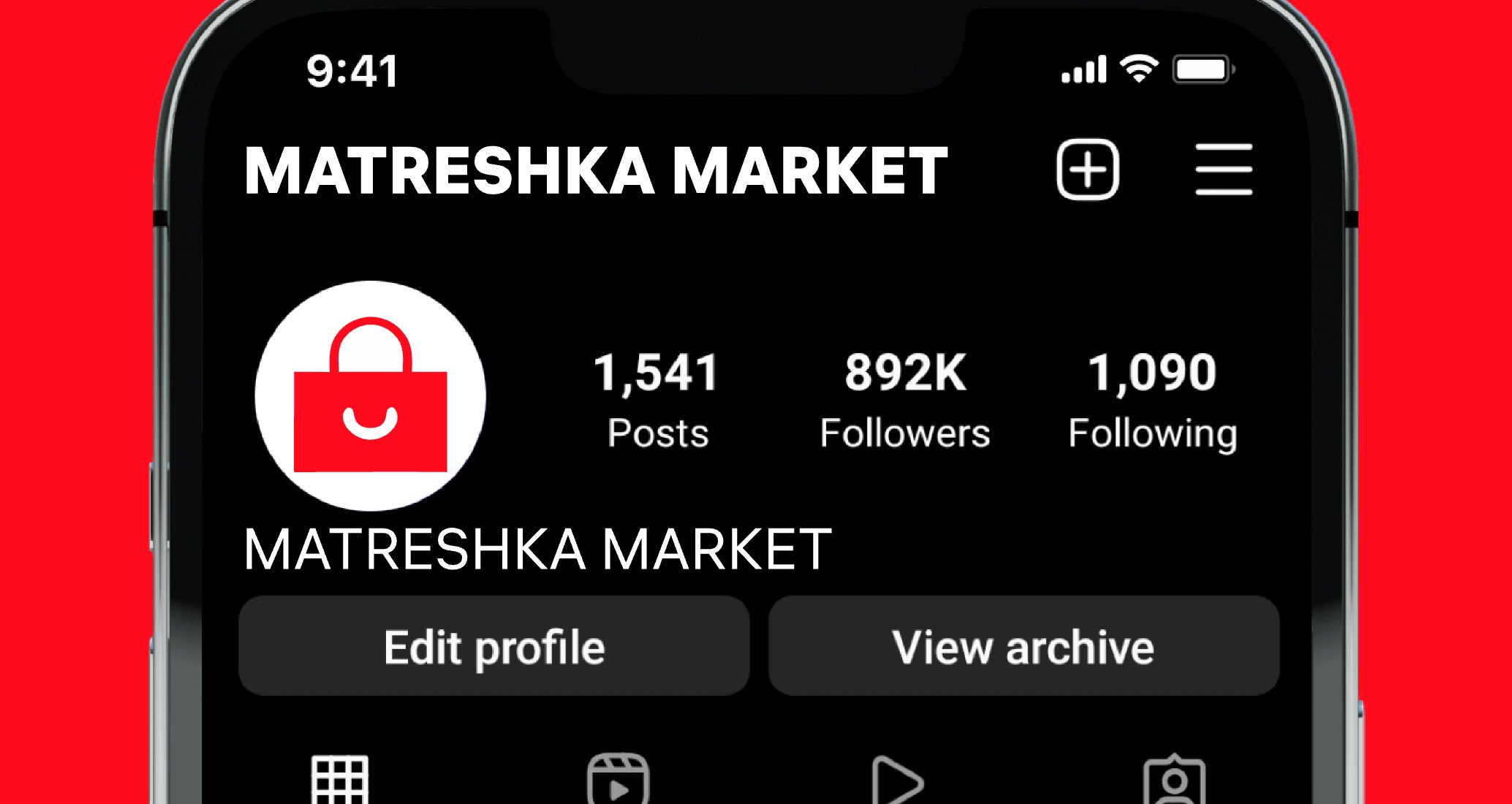 Company logo «MATRESHKA MARKET» 1