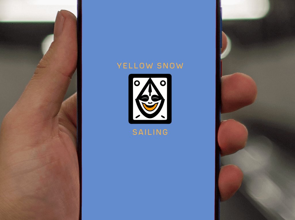 Company logo «Yellow snow sailing» 1