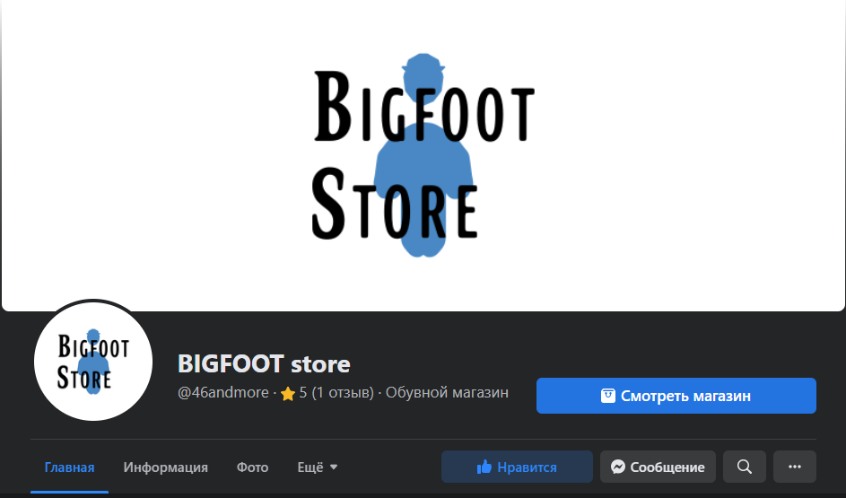 Company logo «Bigfoot Store» 3
