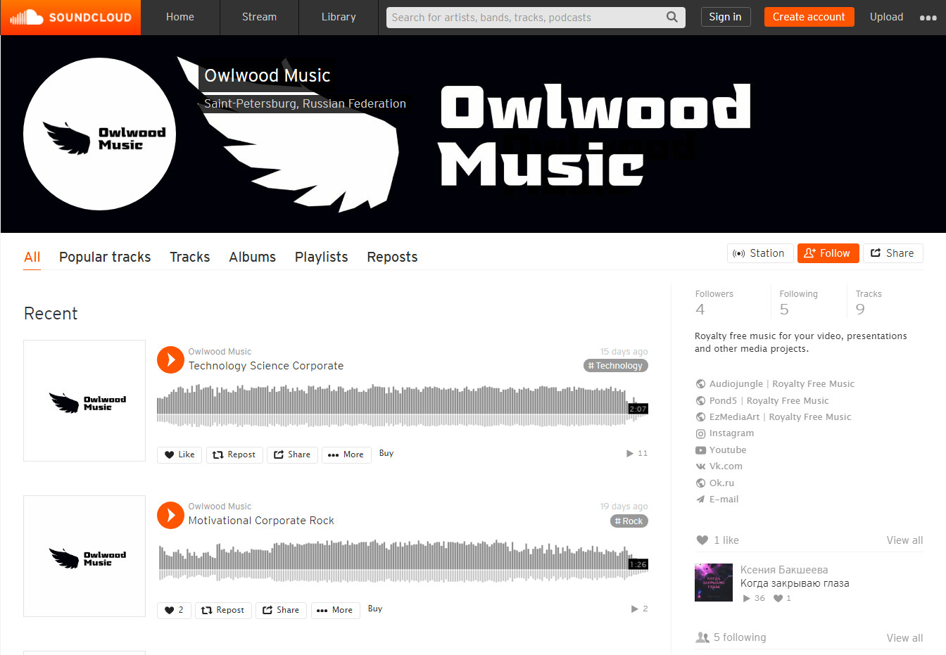 Logo of Owlwood Music